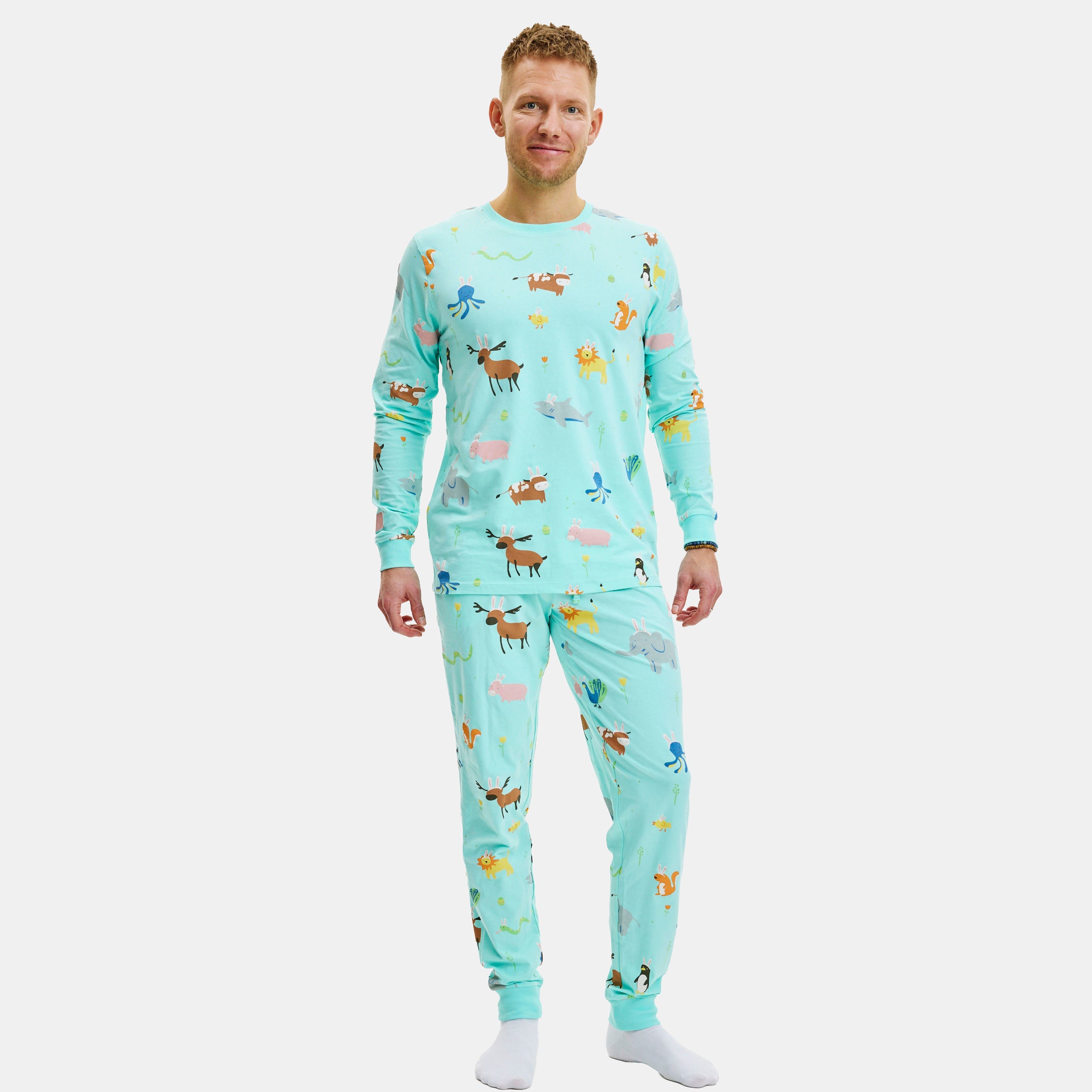 Falske kaniner påskepysj - Herre.